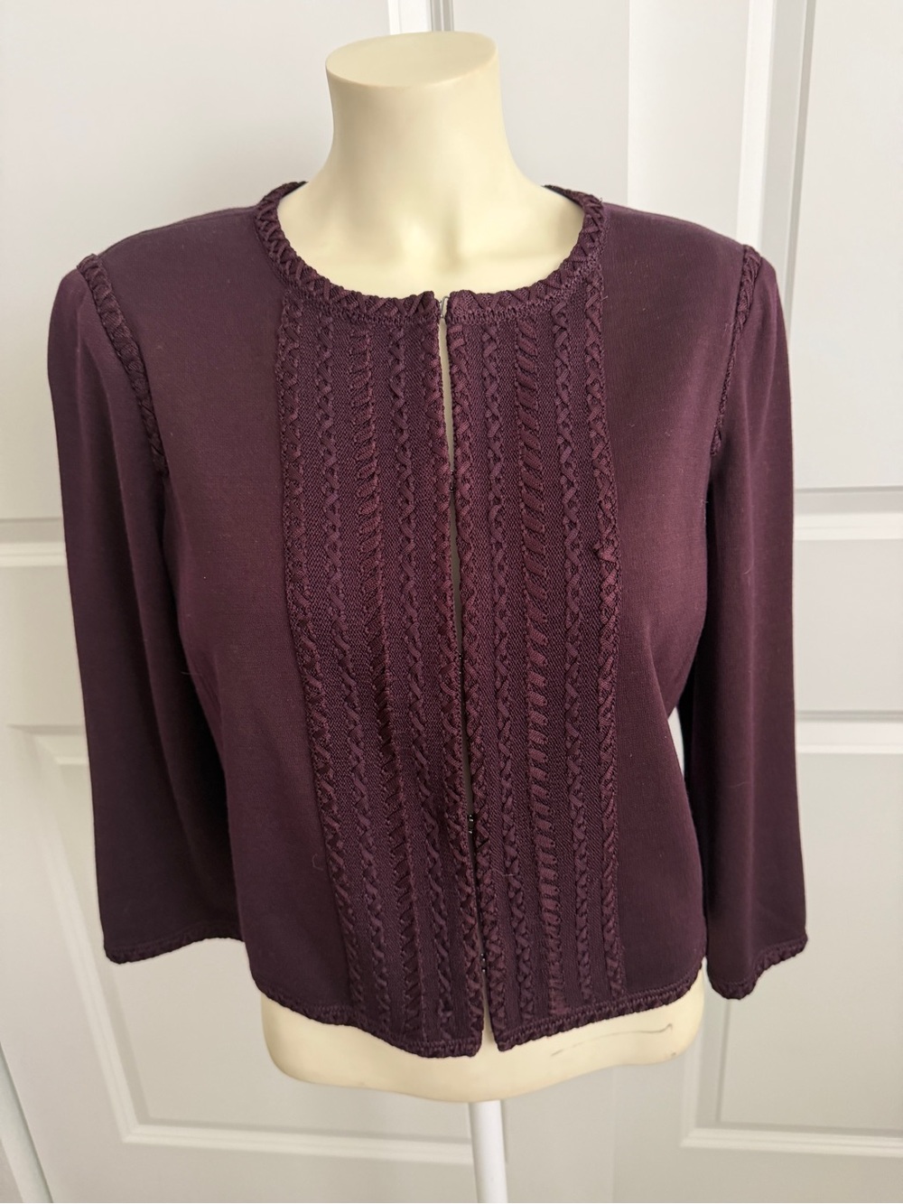 St. John Milano Knit Jacket Size 8